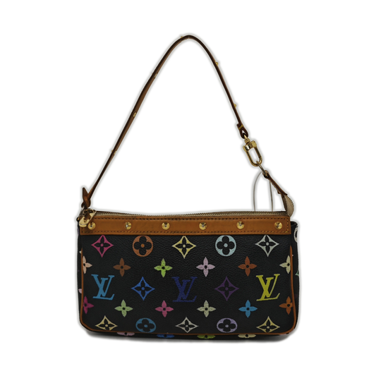 Louis Vuitton x Takashi Murakami Pochette Accessoire Black Multicolor
