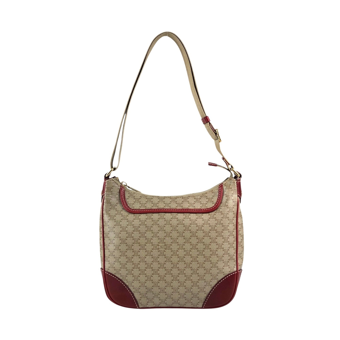 CELINE Macadam Shoulder bag Beige ebftjm