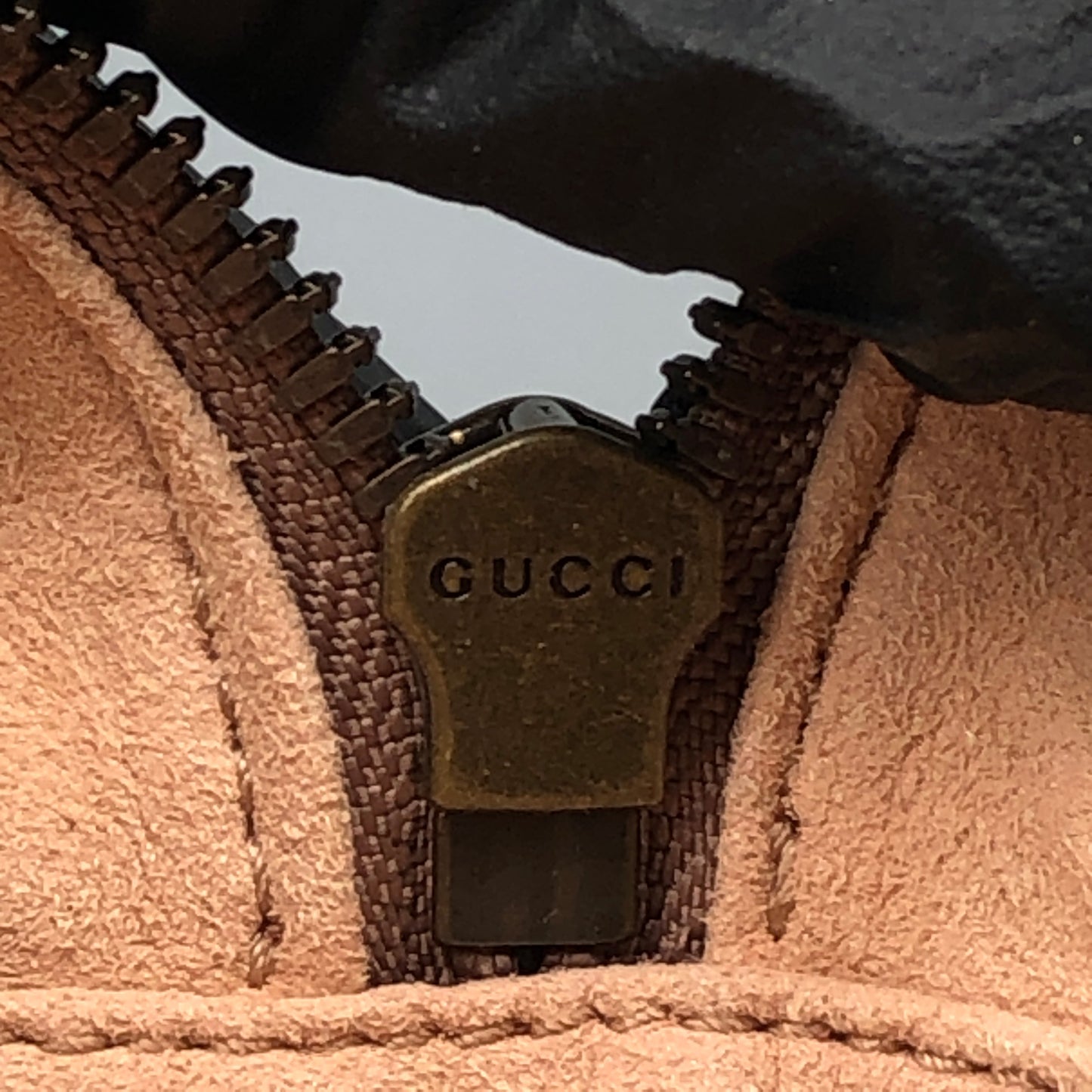 Gucci Dirty Pink Quilted Pearl GG Camera Crossbody Bag