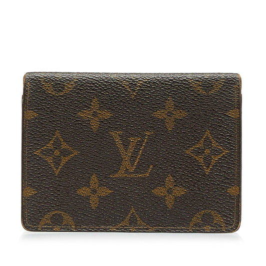 LOUIS VUITTON Monogram Card Case Card Holder