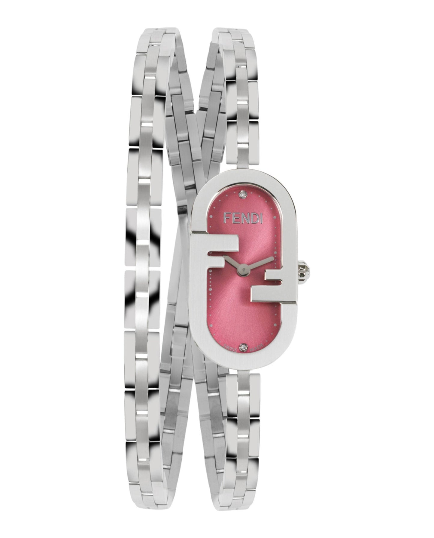 Fendi Womens Stainless Steel 14.8mm Bracelet Fashion Watch