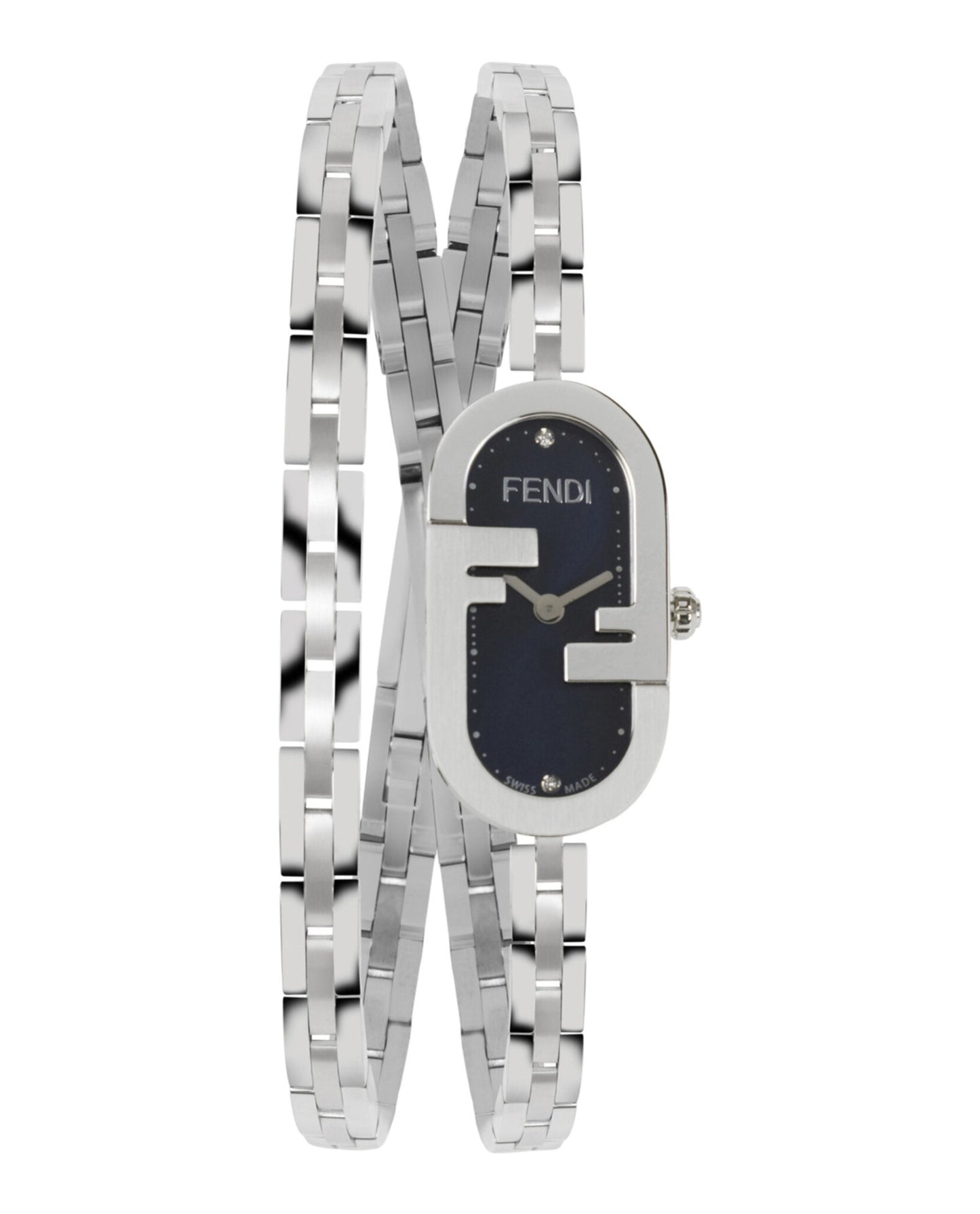 Fendi Womens Stainless Steel 14.8mm Bracelet Fashion Watch