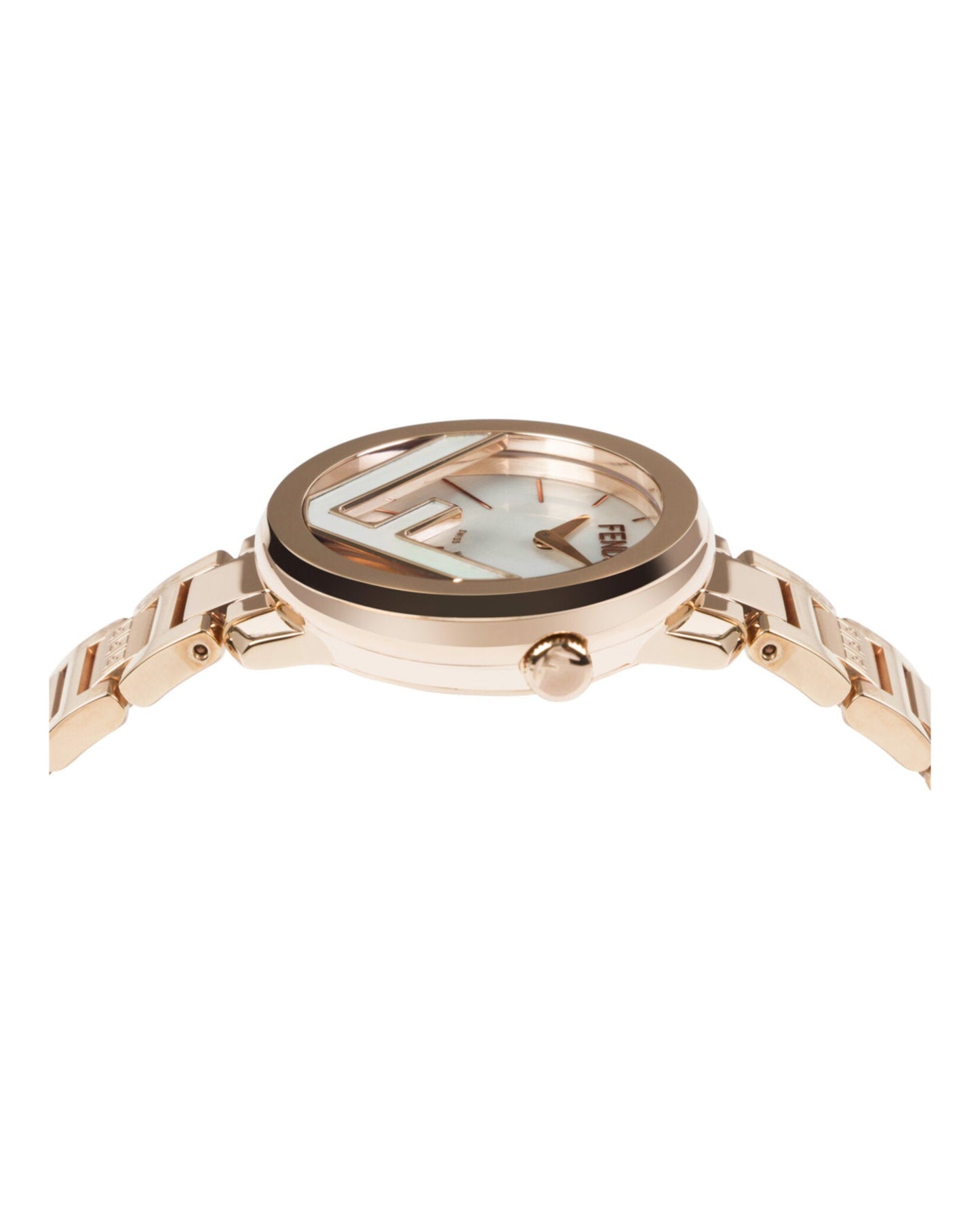 Fendi Womens Gold 28mm Bracelet Fashion Watch
