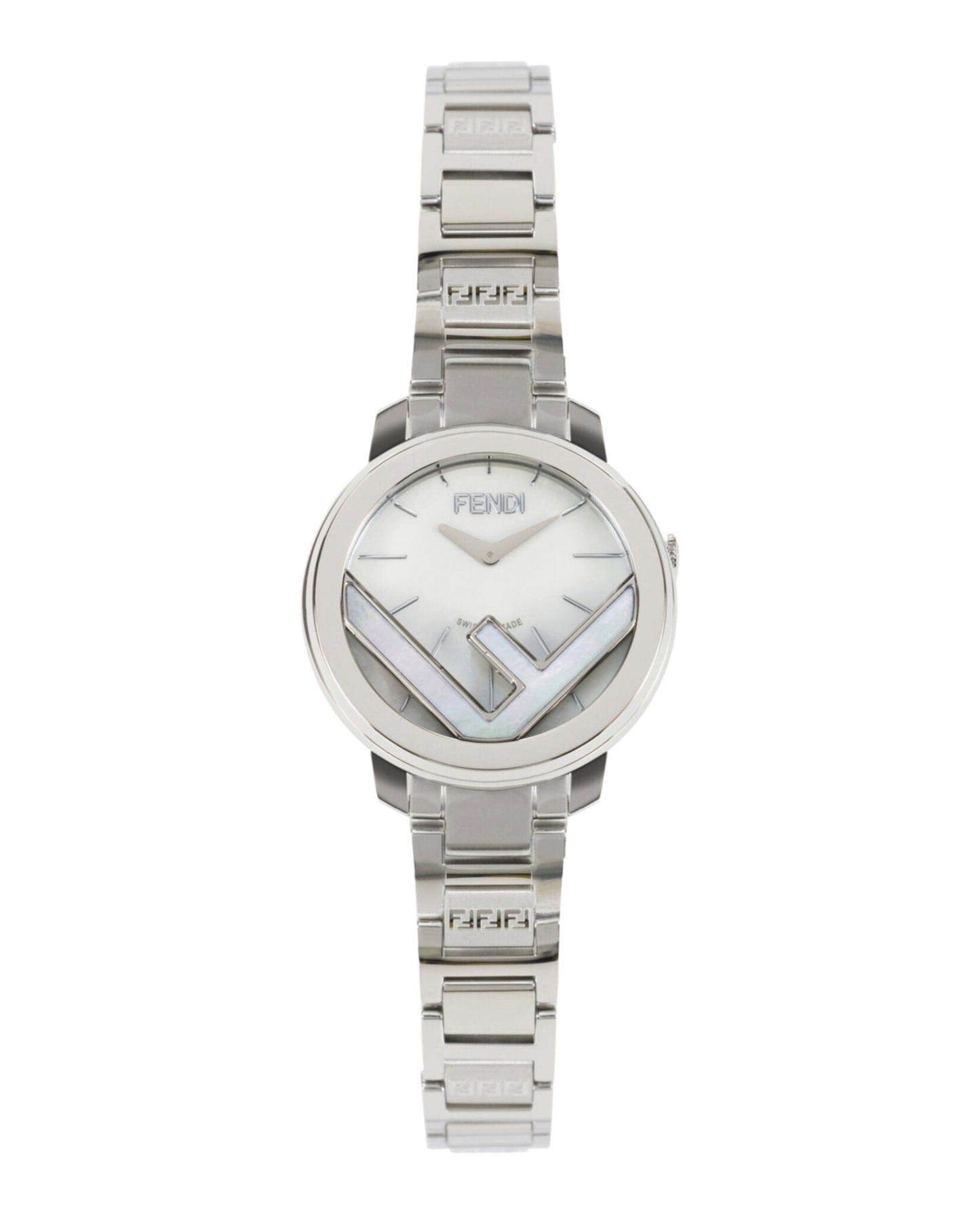 Fendi Womens Stainless Steel 28mm Bracelet Fashion Watch