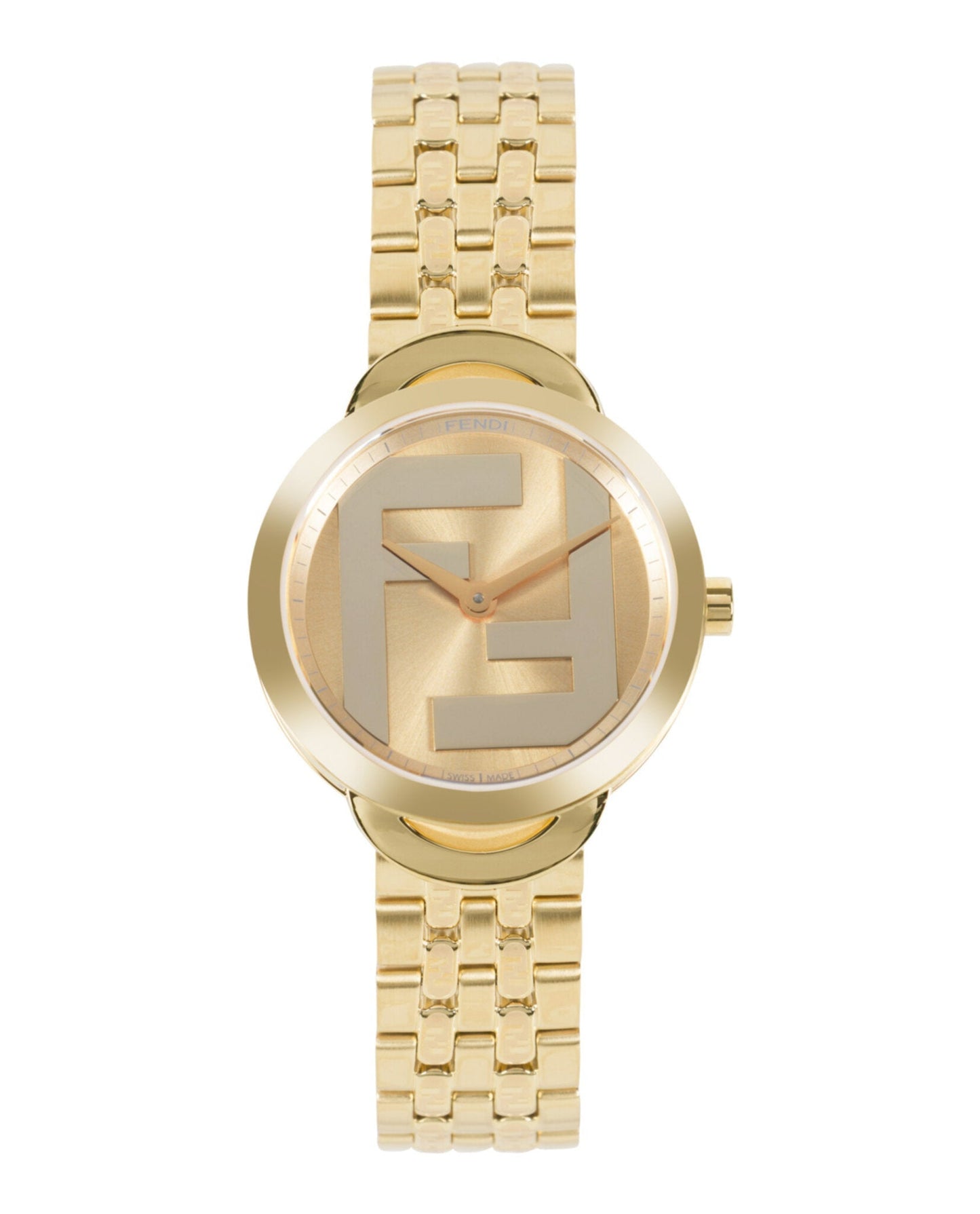 Fendi Womens Gold 30mm Bracelet Fashion Watch