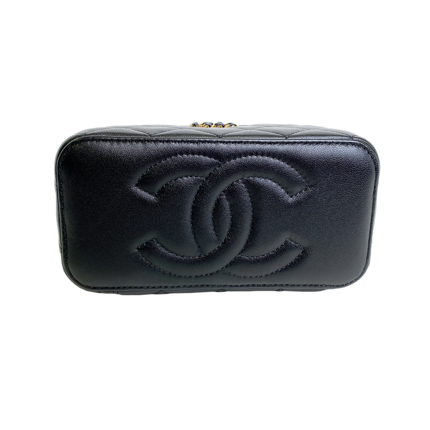 Chanel VANITY WITH CHAIN TOP HANDLE Handbag - Rovelle Bags