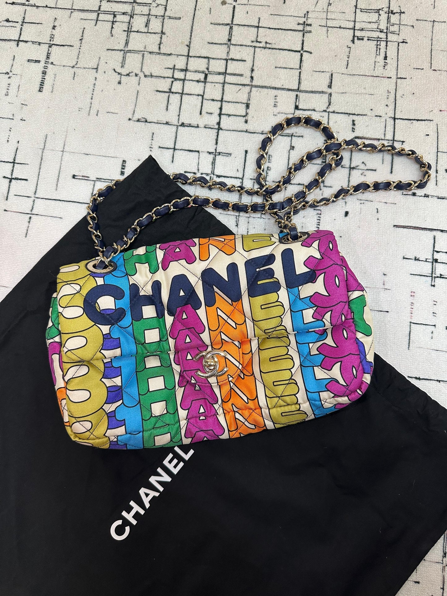Chanel Luxury Leather Gold Shoulder Bag Style 3