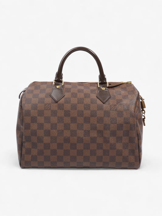 Louis Vuitton Speedy 30 Damier Ebene Coated Canvas