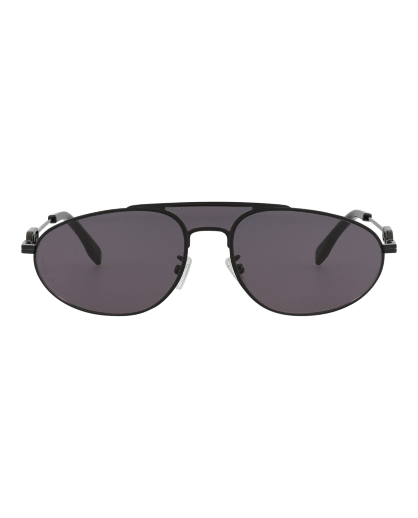 Fendi Mens Aviator Black Black Smoke Fashion Designer Eyewear