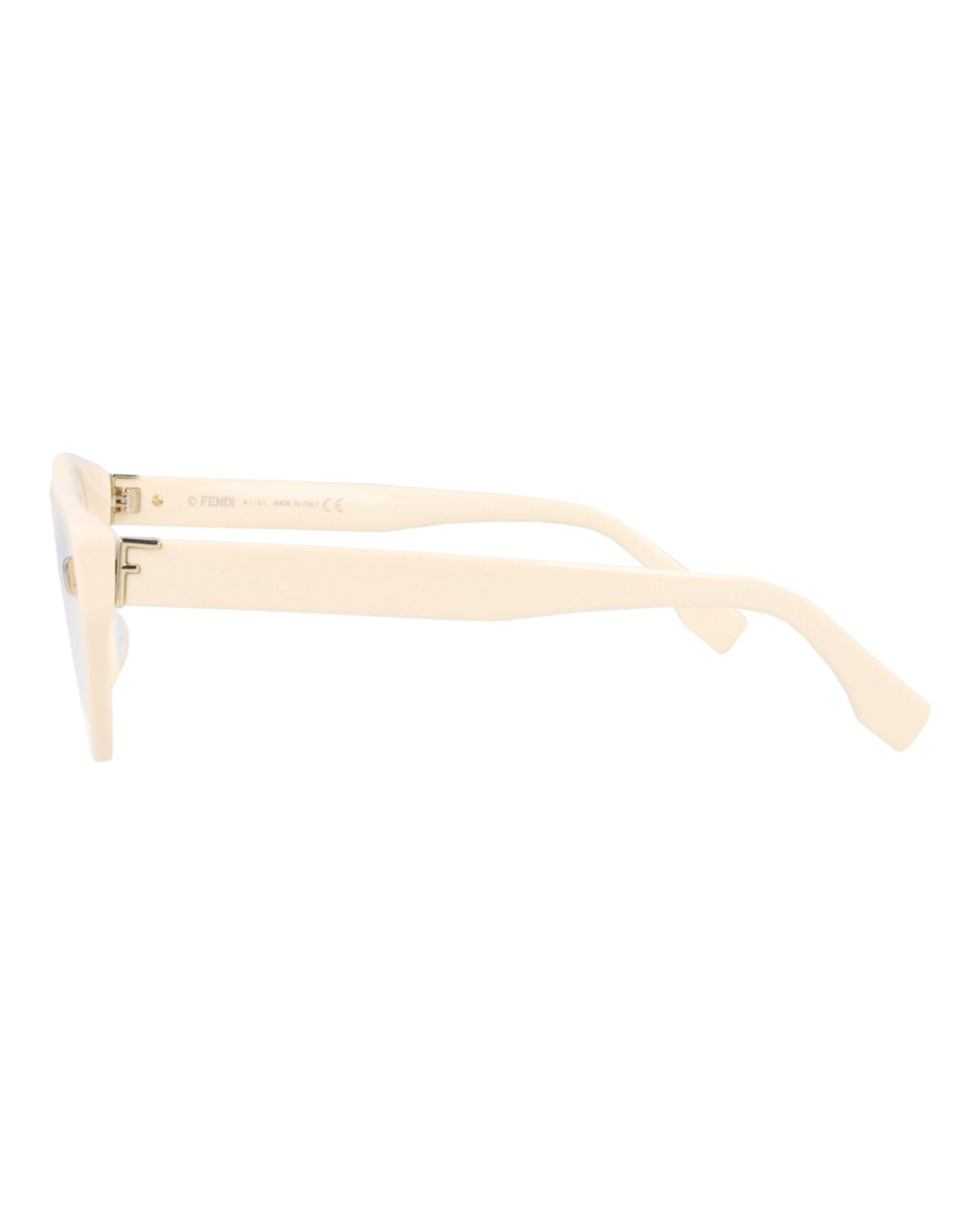 Fendi Womens Cat Eye Ivory Ivory Transparent Fashion Designer Eyewear
