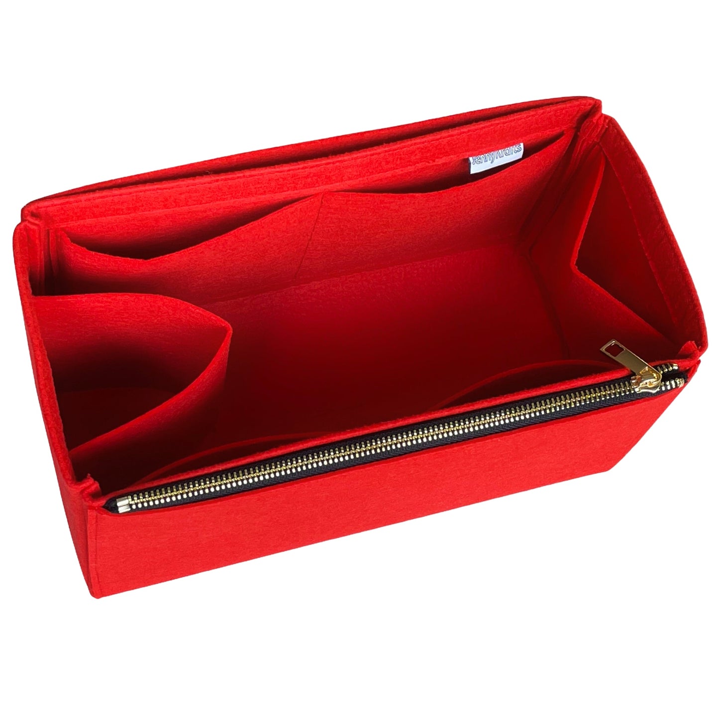Organizer for [By The Way Selleria Mini, Fendi] Bag Insert (Felt, Long Zip and Open Compartment)