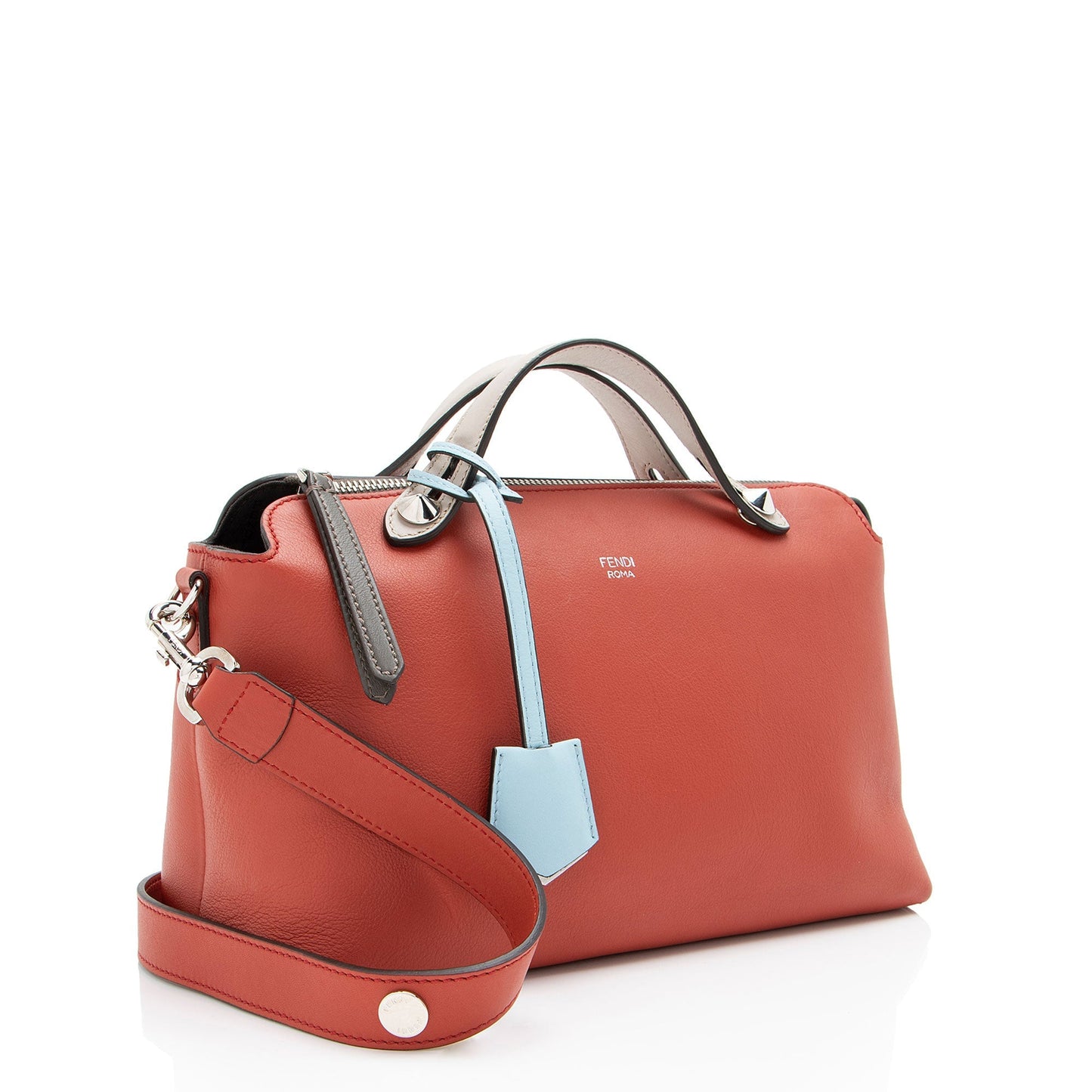 Fendi Calfskin By The Way Small Boston Bag