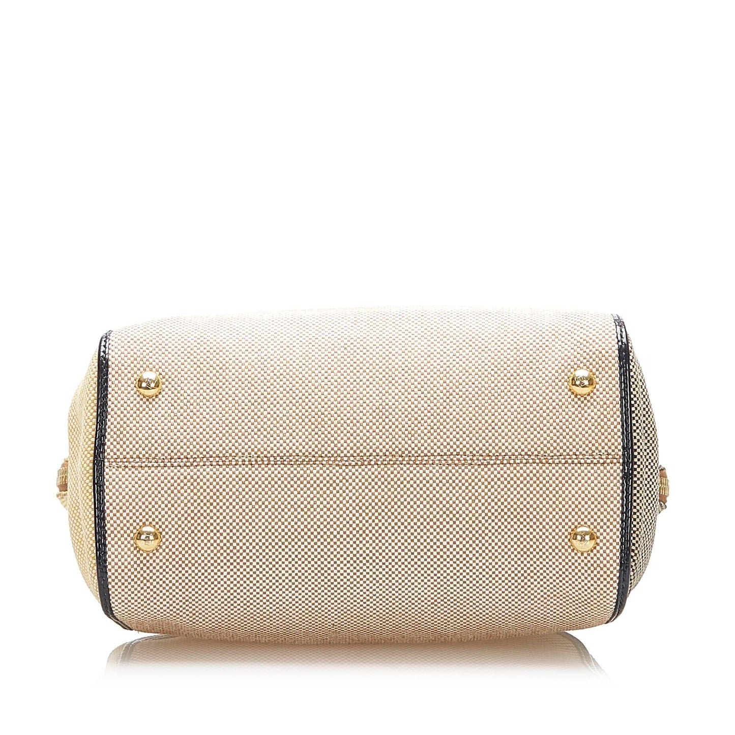Fendi Colorblock Canvas Chameleon