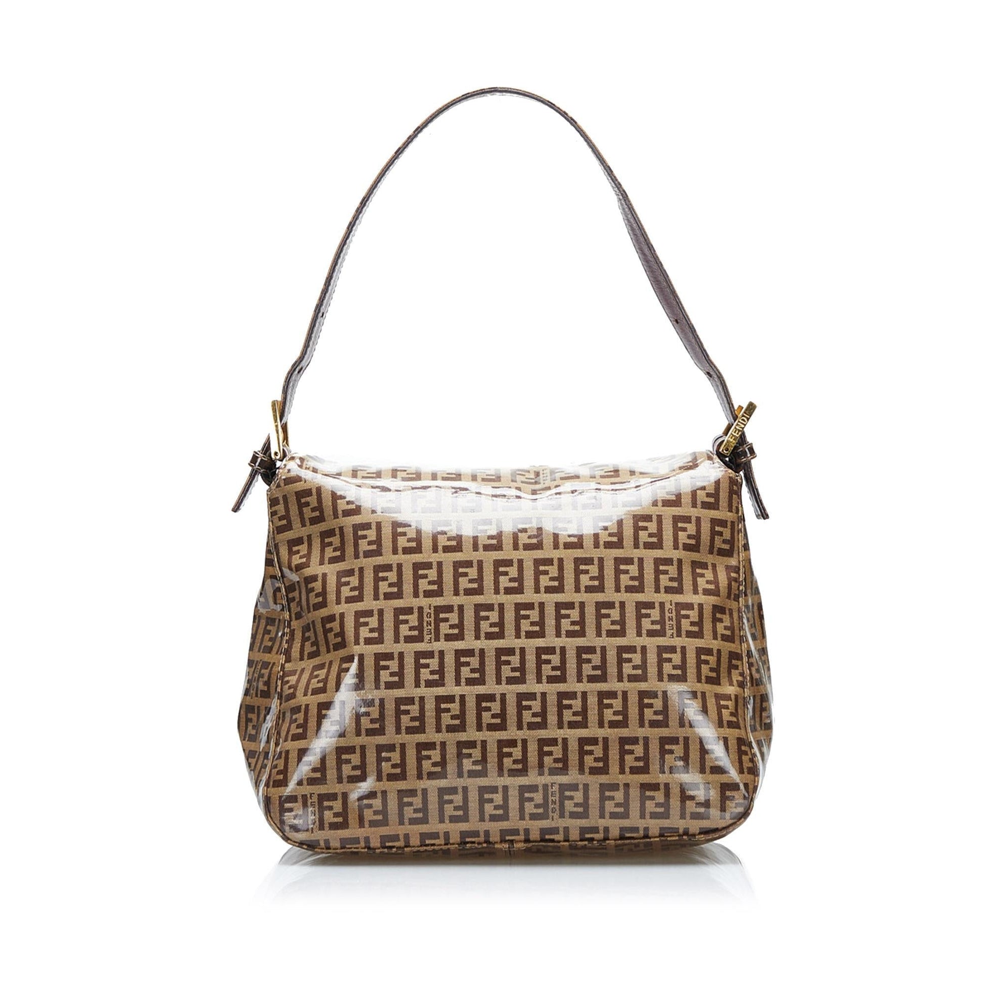 Fendi Crystal Zucchino Flap Baguette