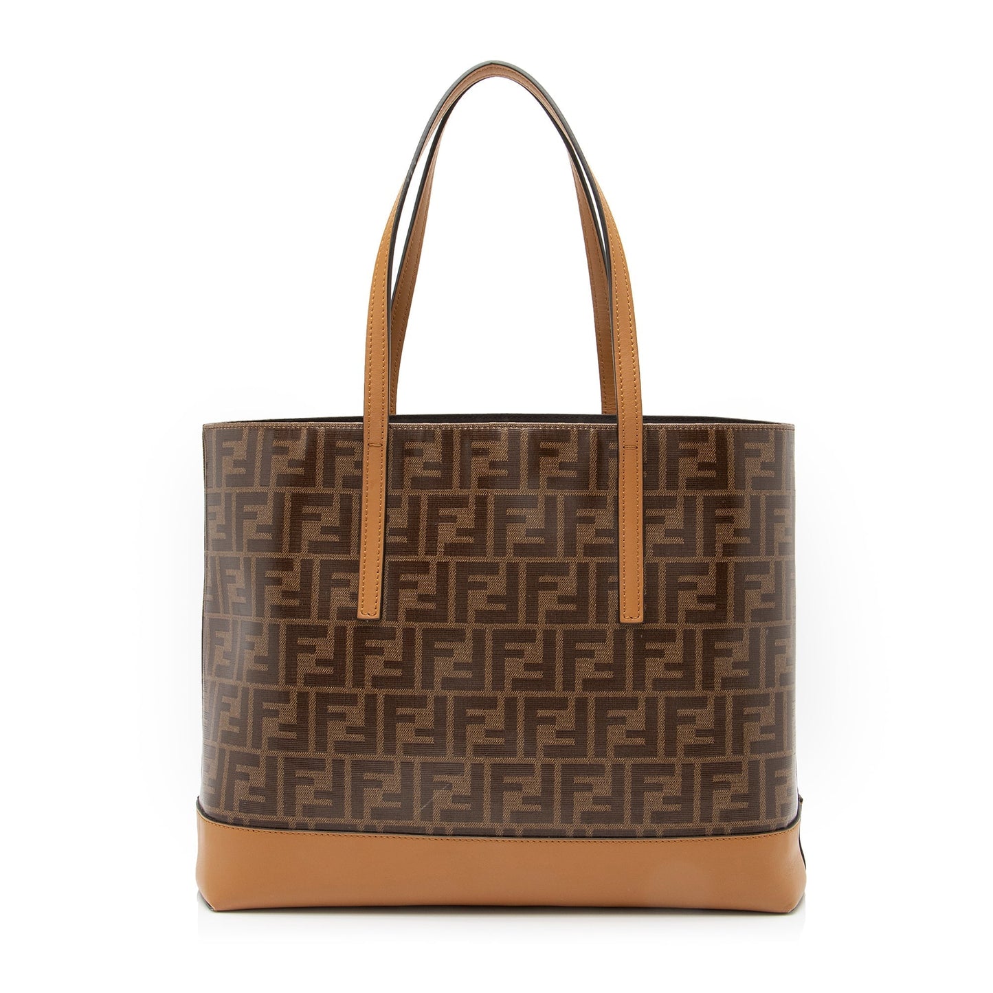 Fendi FF Spalmati Vetrificato Shopper Tote