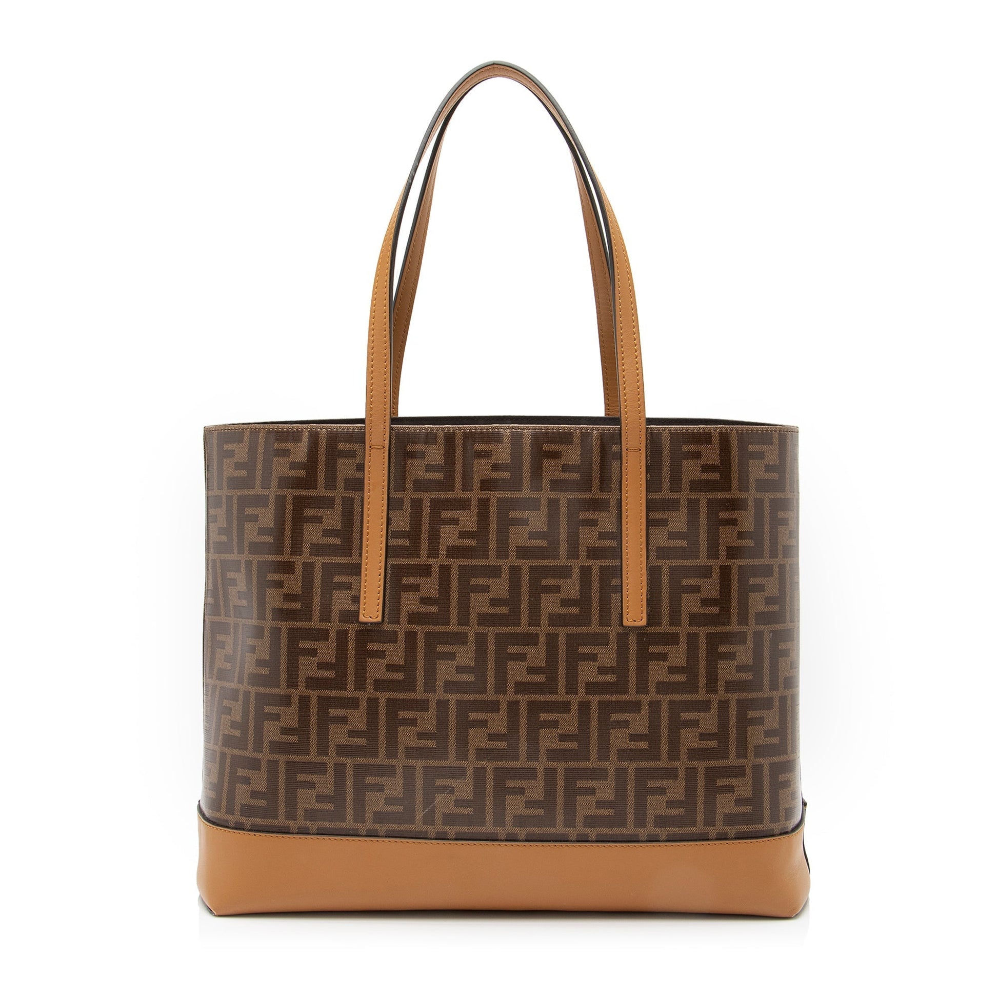 Fendi FF Spalmati Vetrificato Shopper Tote