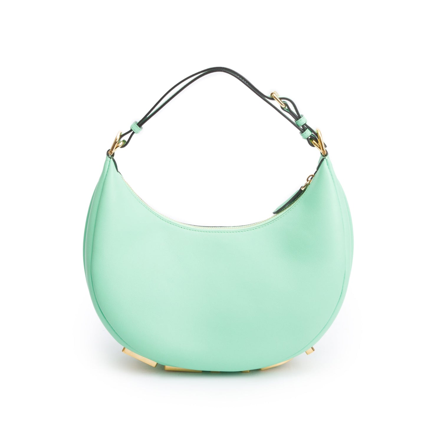 Fendi Green Calf Leather Small Fendigraphy Bag
