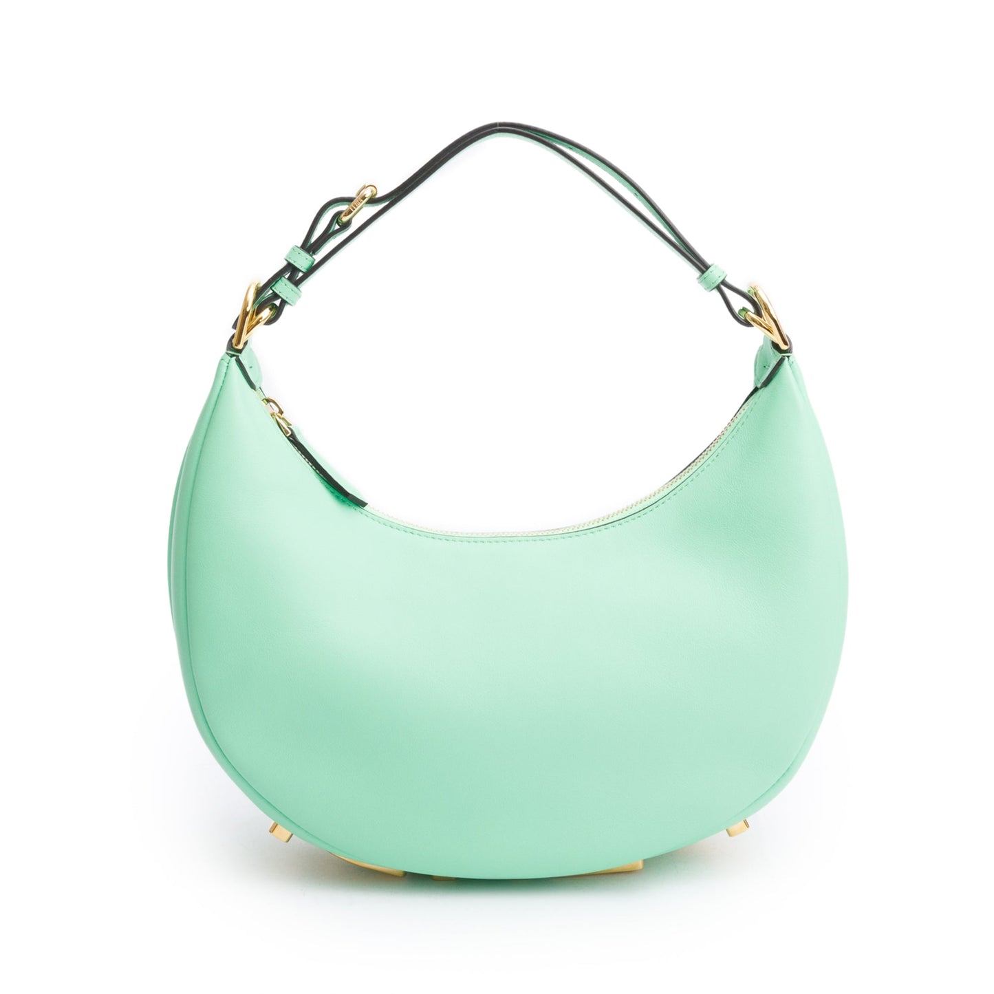 Fendi Green Calf Leather Small Fendigraphy Bag