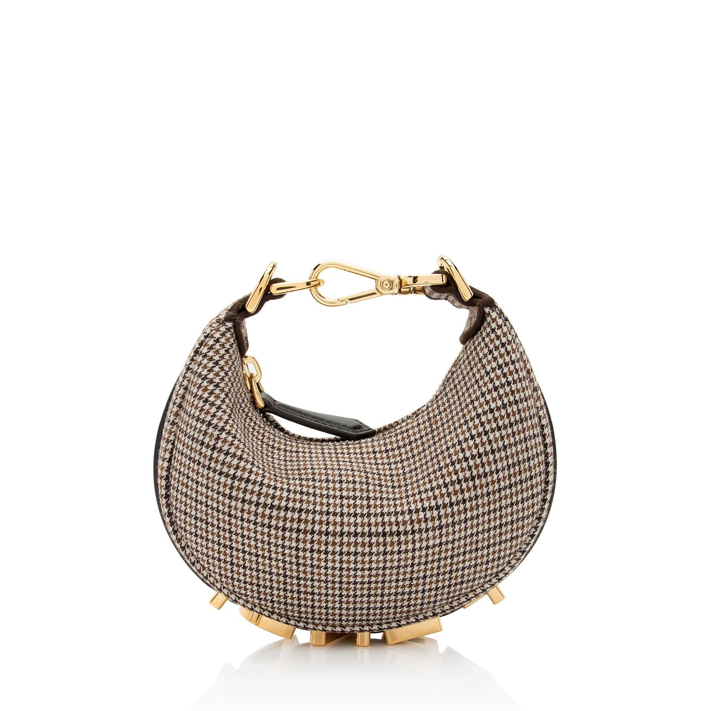Fendi Fabric Fendigraphy Nano Hobo (SHF-N6cAIe)