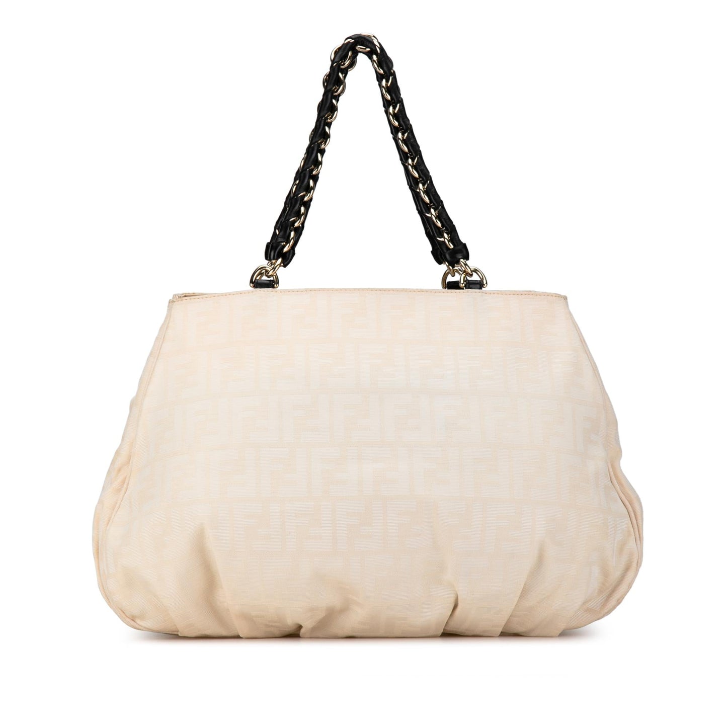 Fendi Large Zucca Canvas Mia Tote