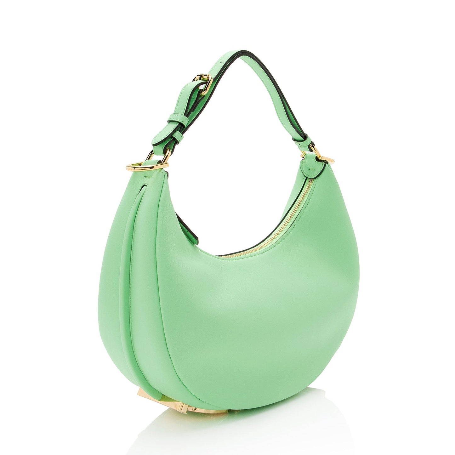 Fendi Leather Fendigraphy Small Hobo