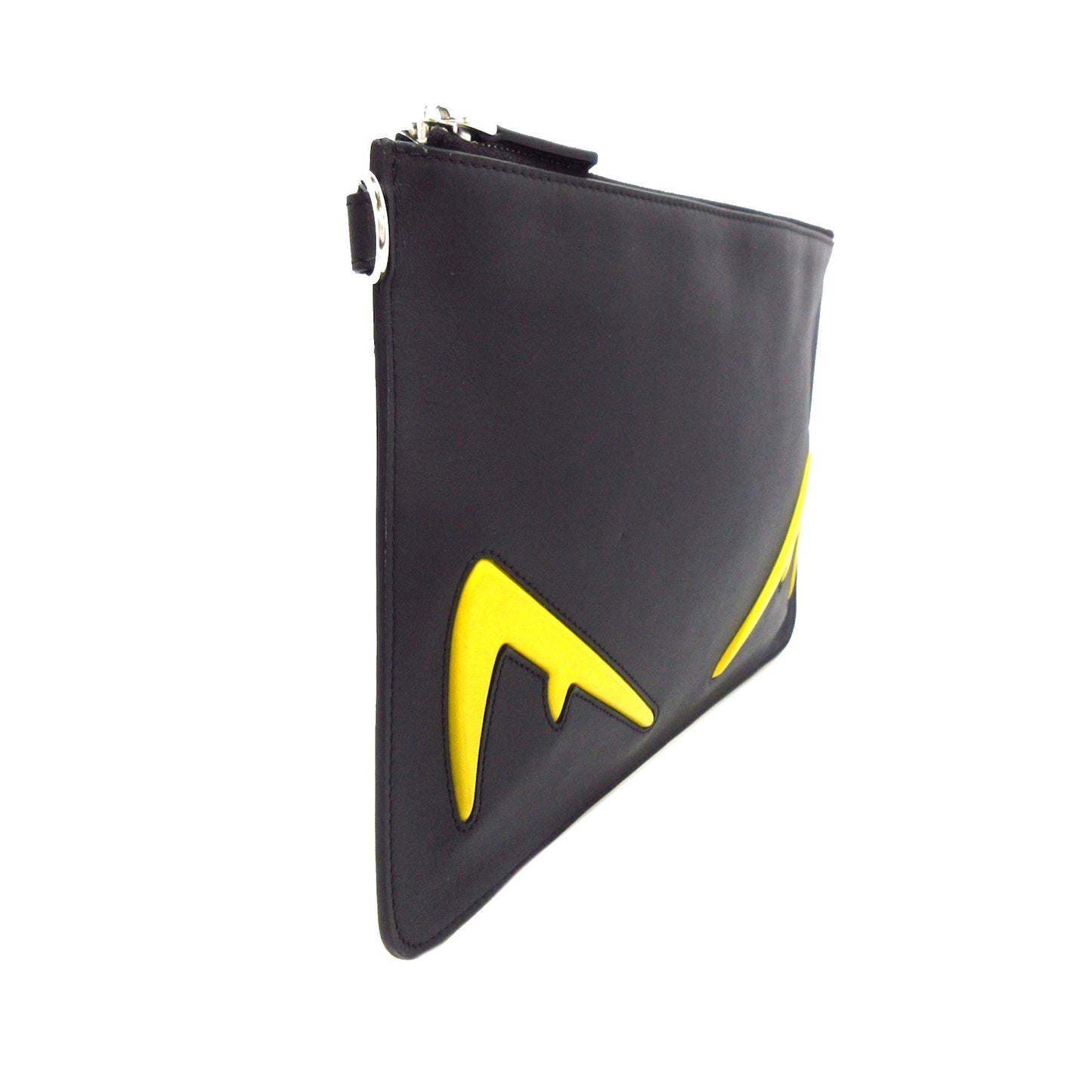 Fendi Leather Monster Eyes Clutch (SHG-ORzmvv)