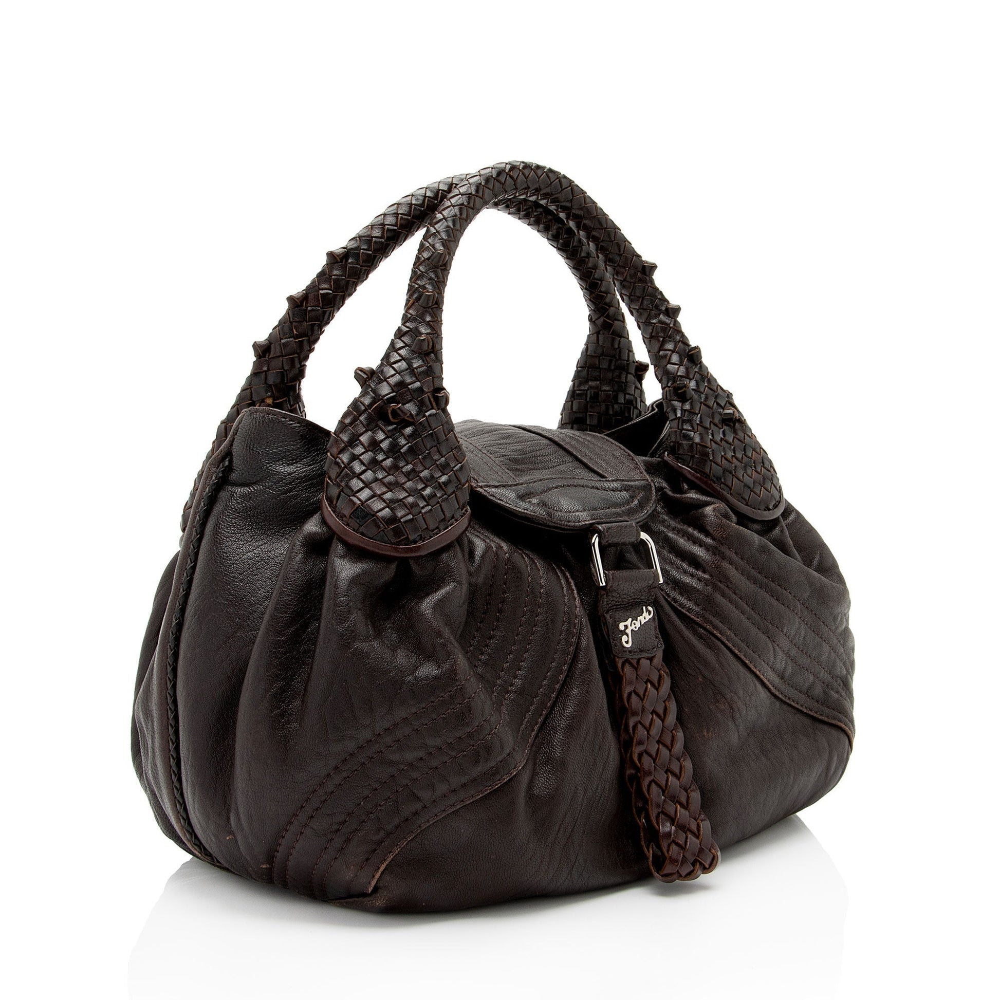 Fendi Leather Spy Baby Satchel