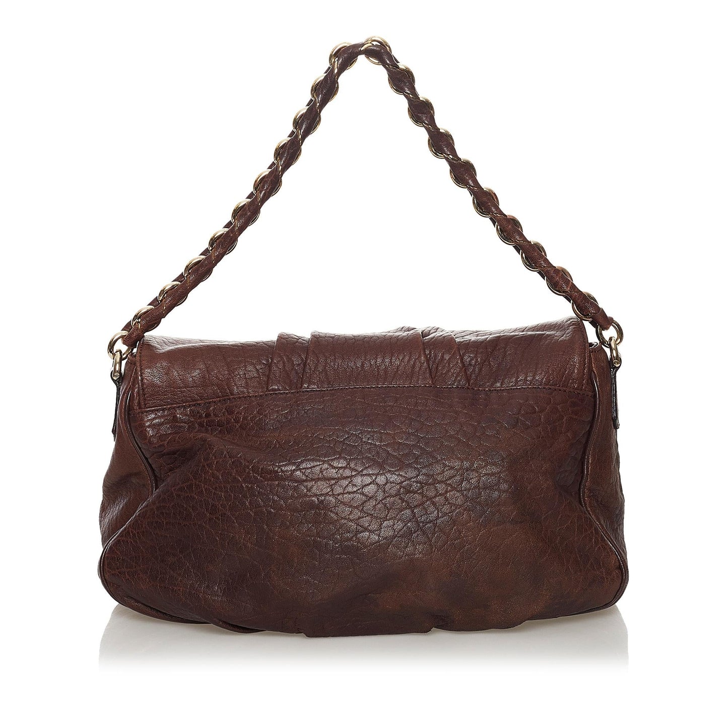 Fendi Mia Leather Shoulder Bag