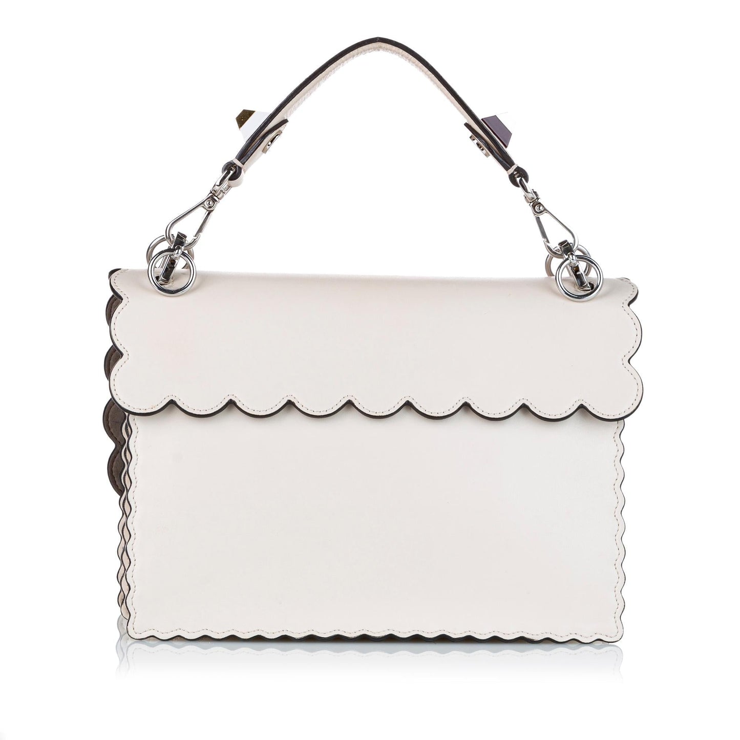 Fendi Mini Kan I Leather Satchel (SHG-32465)