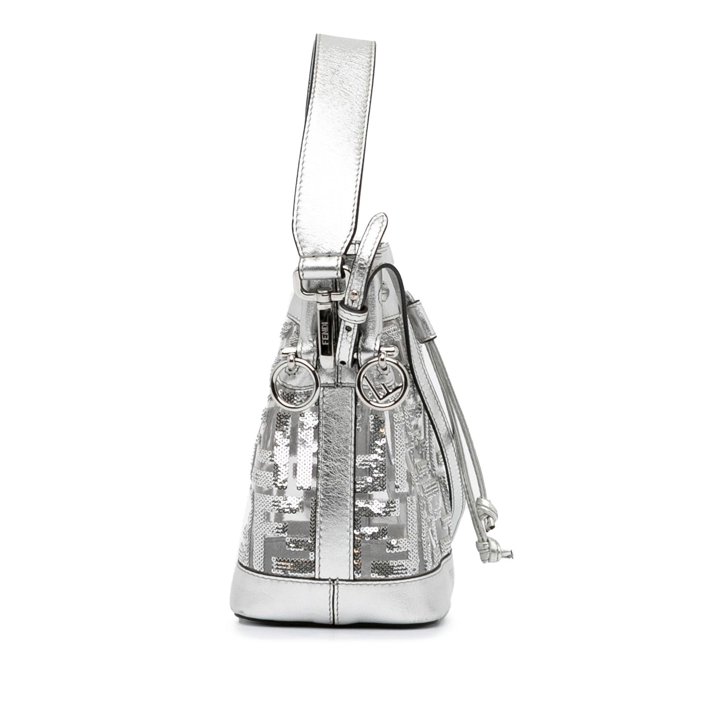 Fendi Mini Mon Tresor Sequined Bucket Bag (SHG-qQnN4Z)