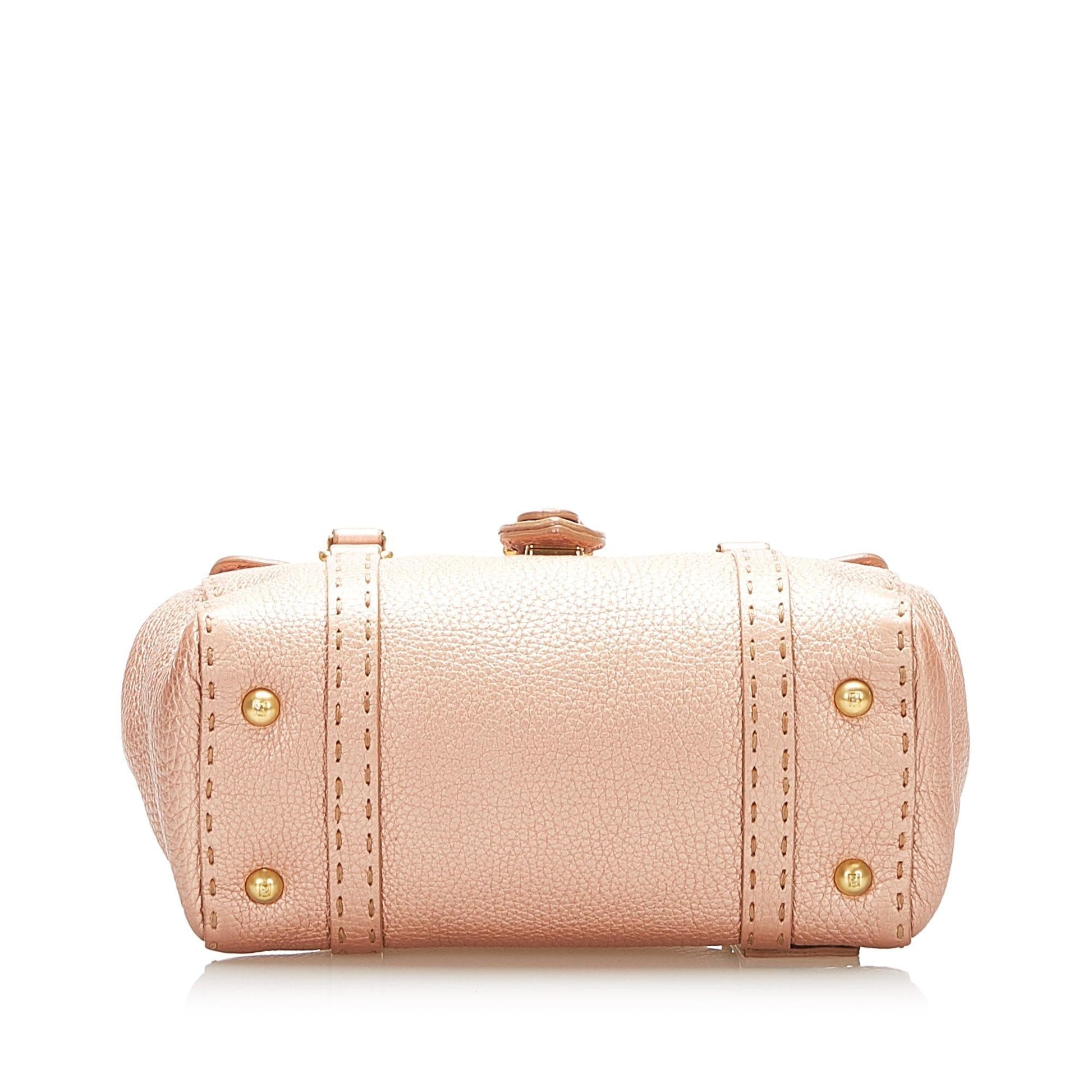 Fendi Mini Selleria Linda Leather Handbag
