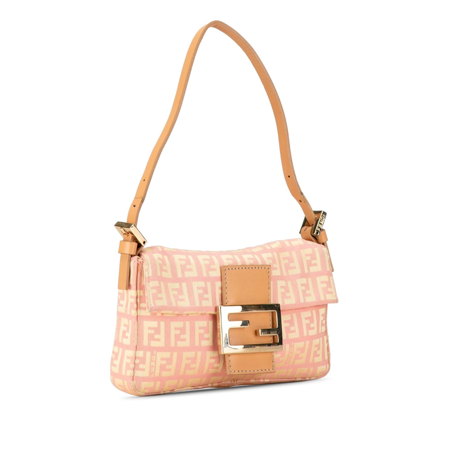 Fendi Mini Zucchino Canvas Baguette