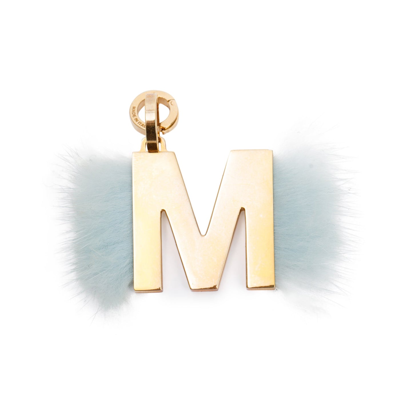 Fendi Mink Fur ABClick M Bag Charm