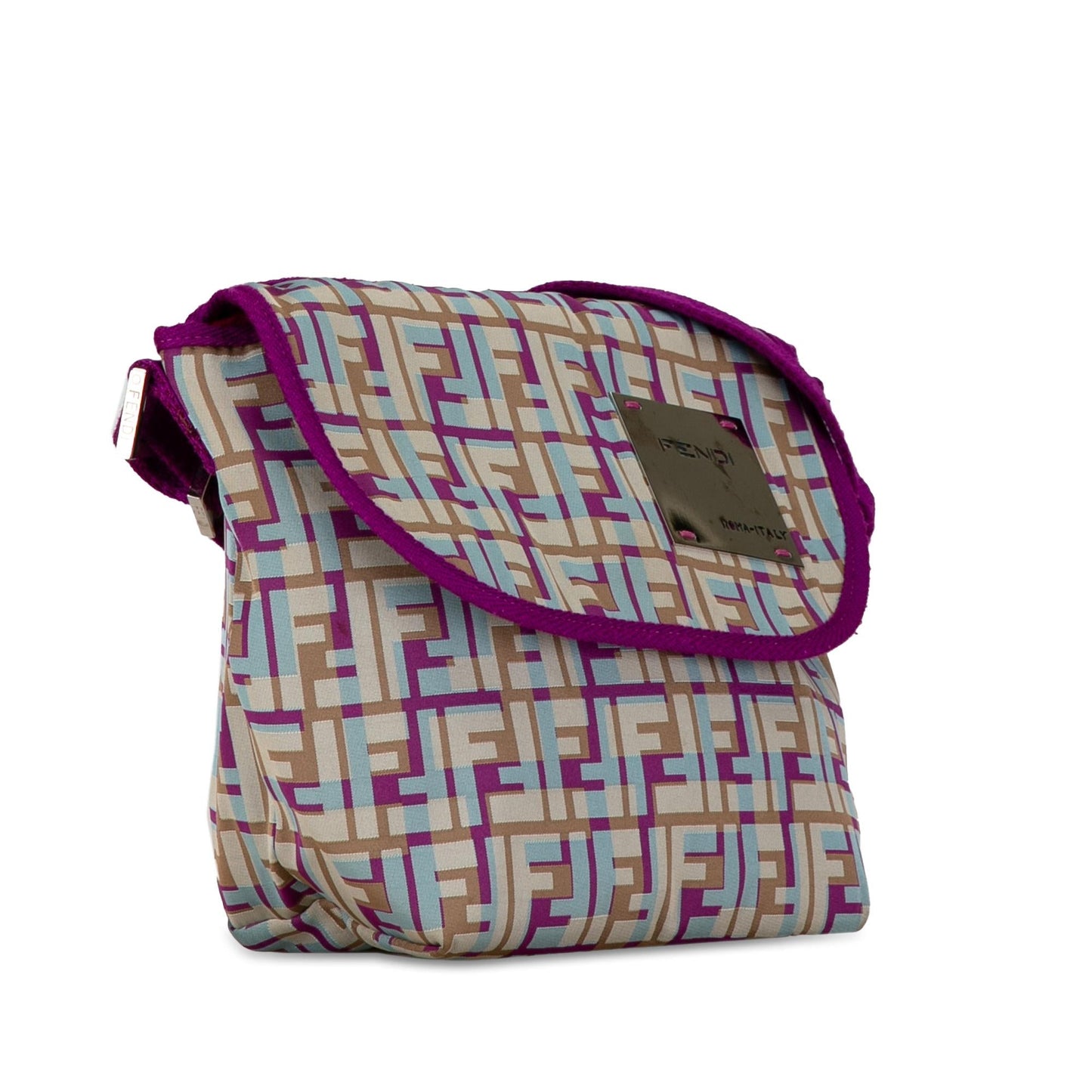Fendi Multicolor Zucca Nylon Crossbody (SHG-5MQTj2)