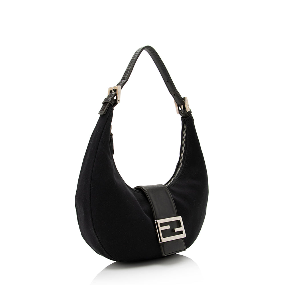 Fendi Neoprene Half Moon Shoulder Bag (SHF-21980)