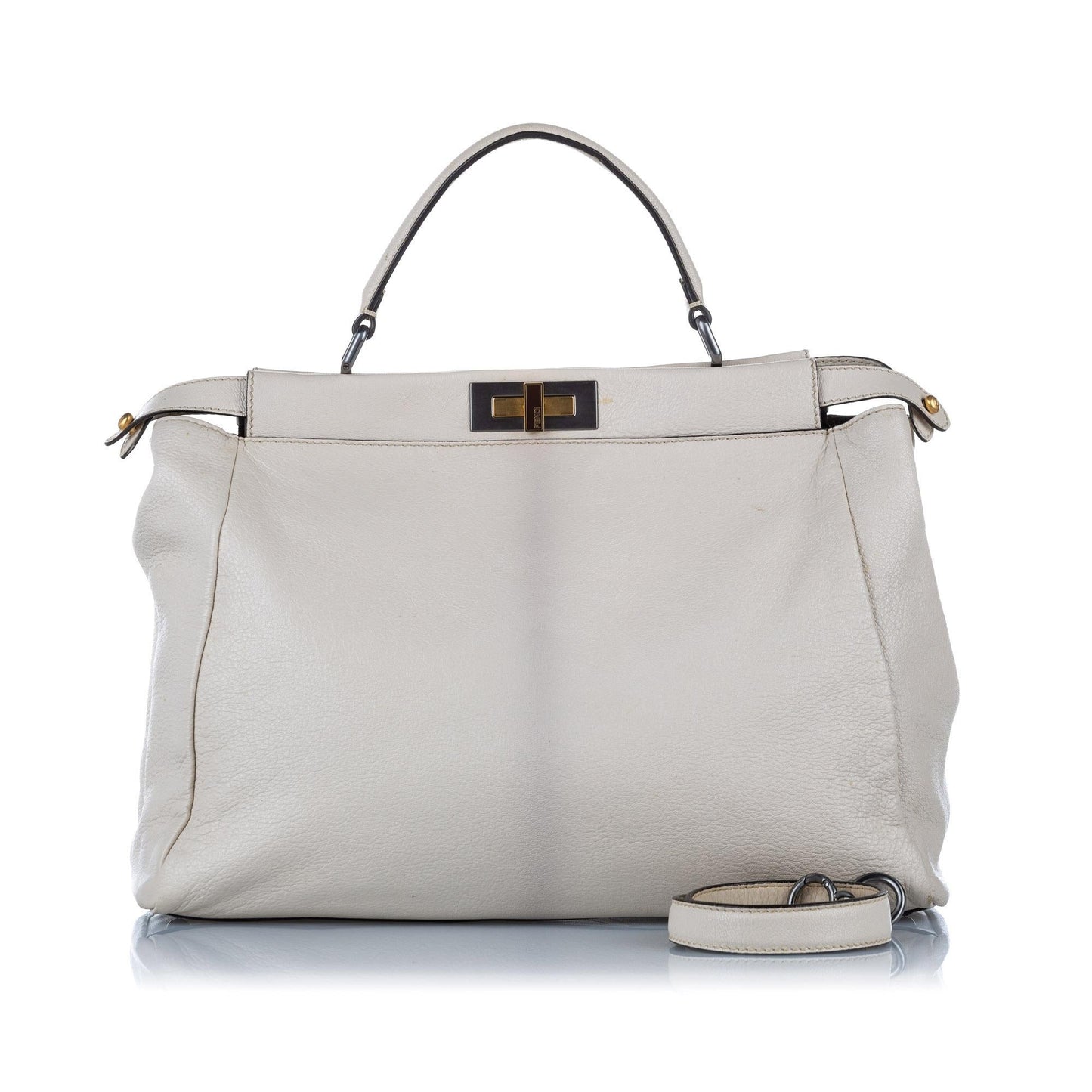 Fendi Peekaboo Leather Satchel