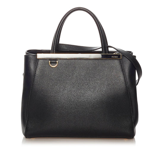 Fendi Petit 2Jours Leather Satchel (SHG-27993)