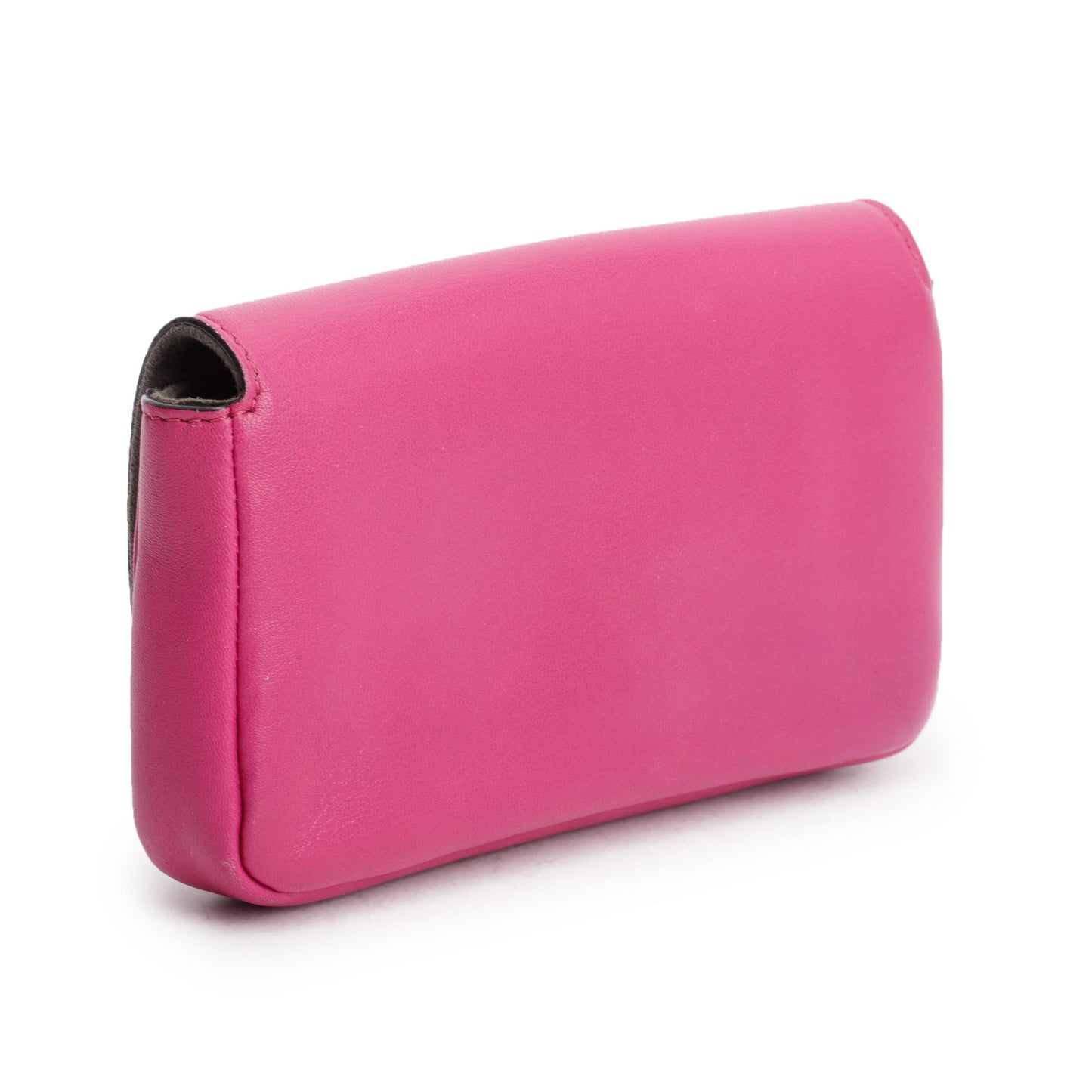 Fendi Pink Calfskin Leather Micro Baguette Bag