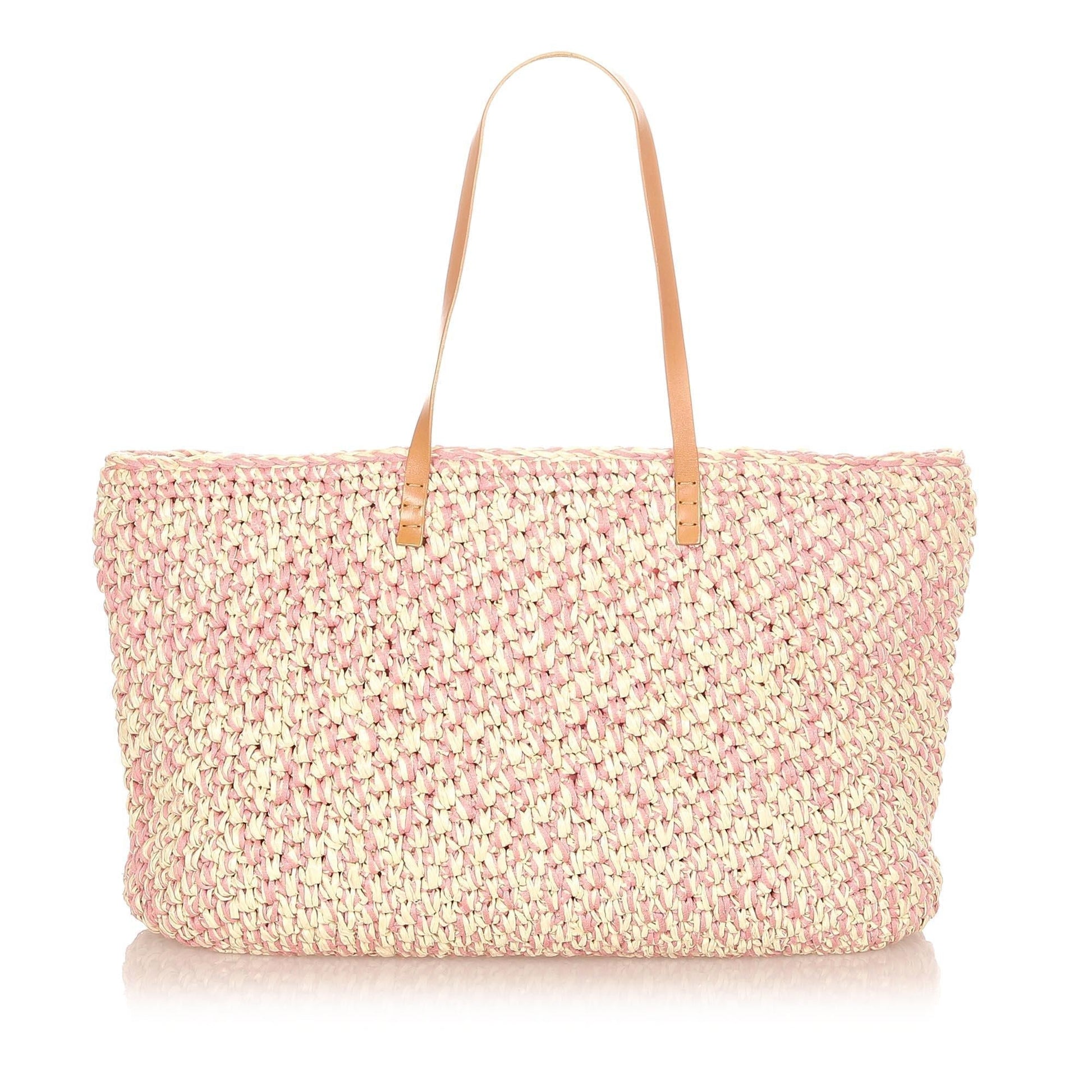 Fendi Raffia Tote Bag