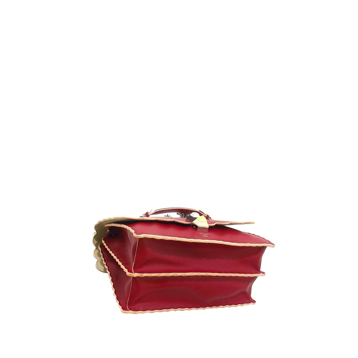 Fendi Scalloped Studded Kan I (SHG-WbsE95)