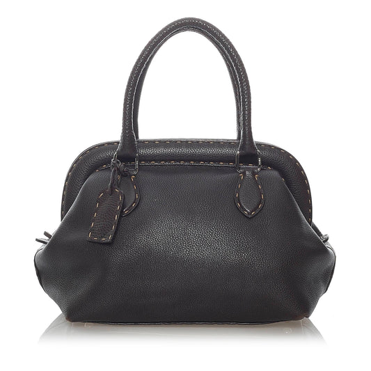 Fendi Selleria Leather Handbag (SHG-30990)