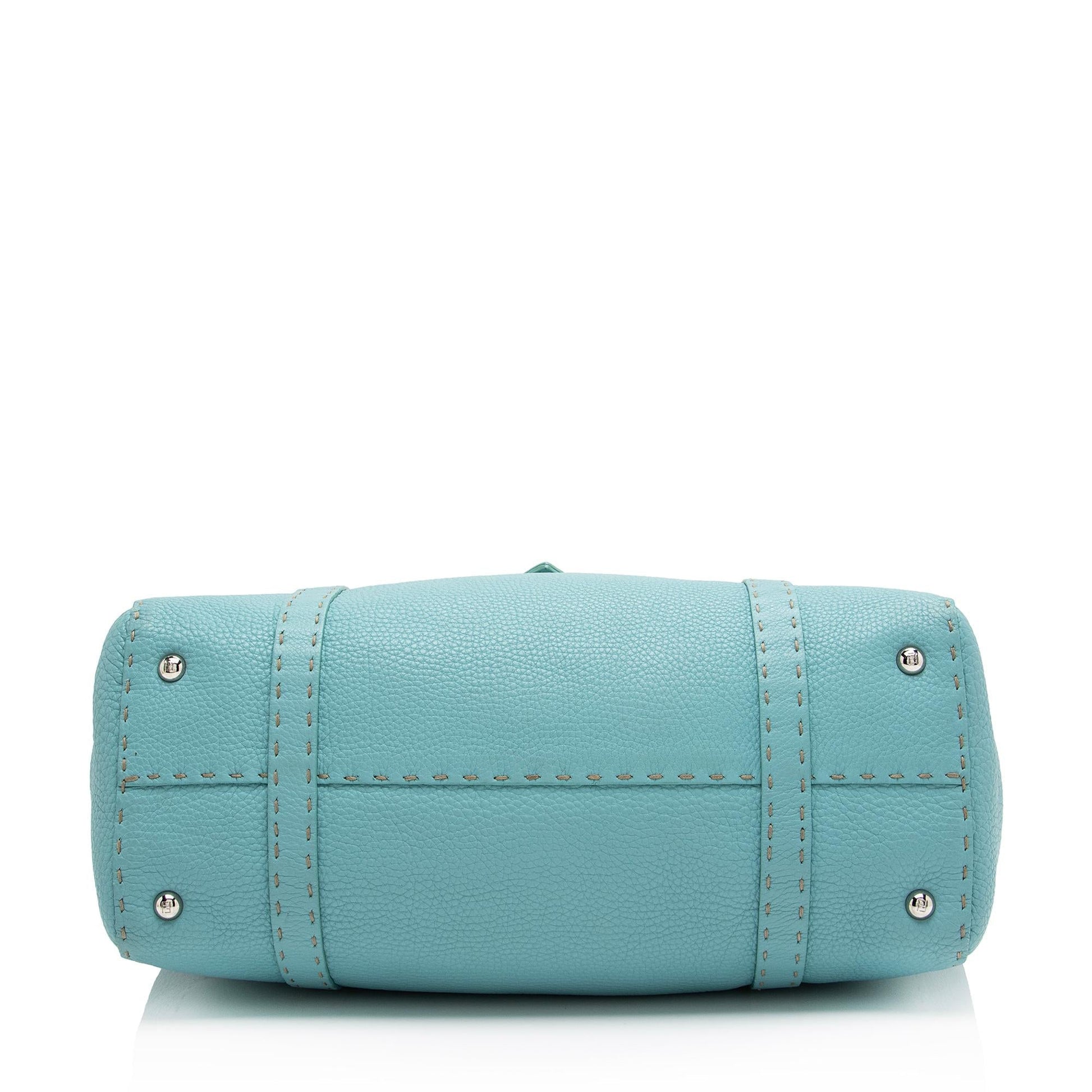 Fendi Selleria Leather Linda Large Satchel