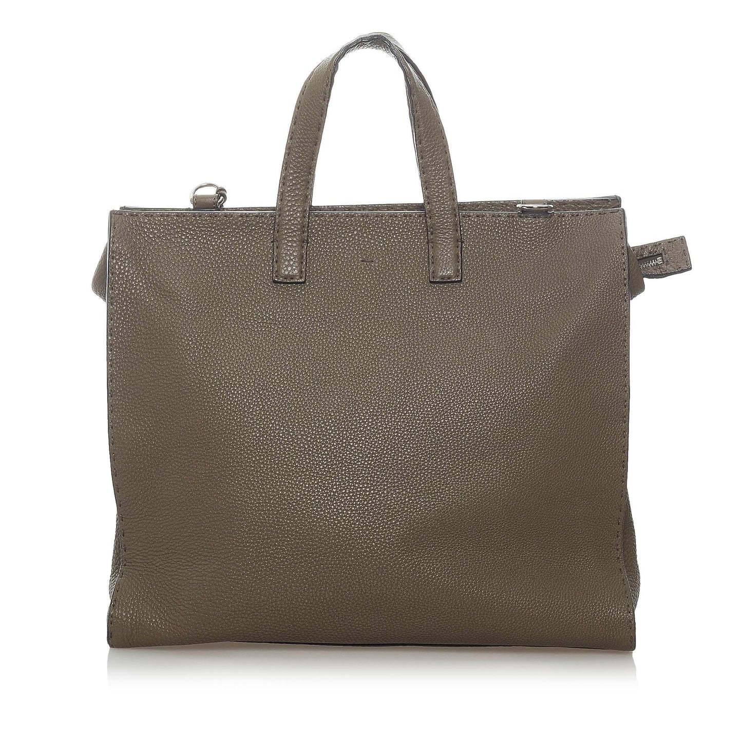 Fendi Selleria Leather Satchel (SHG-33374)