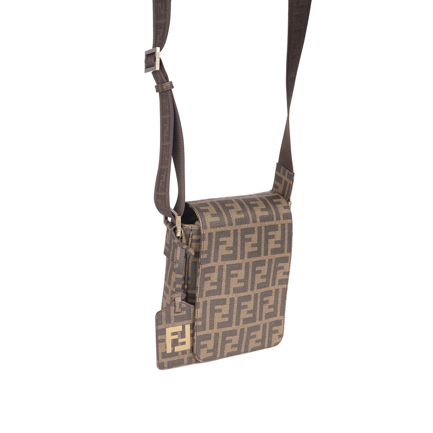 Fendi Small FF Zucca Messenger Bag