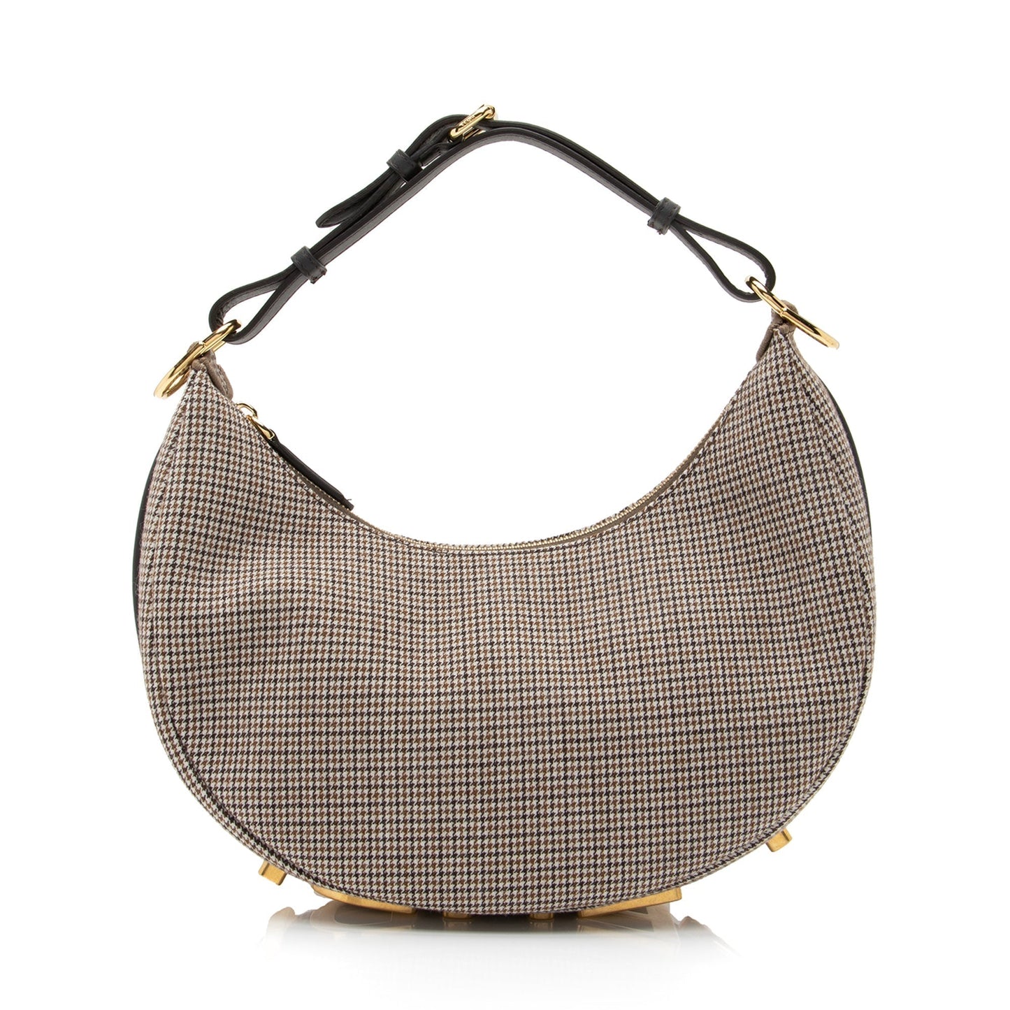 Fendi Fabric Small Fendigraphy Charm Hobo