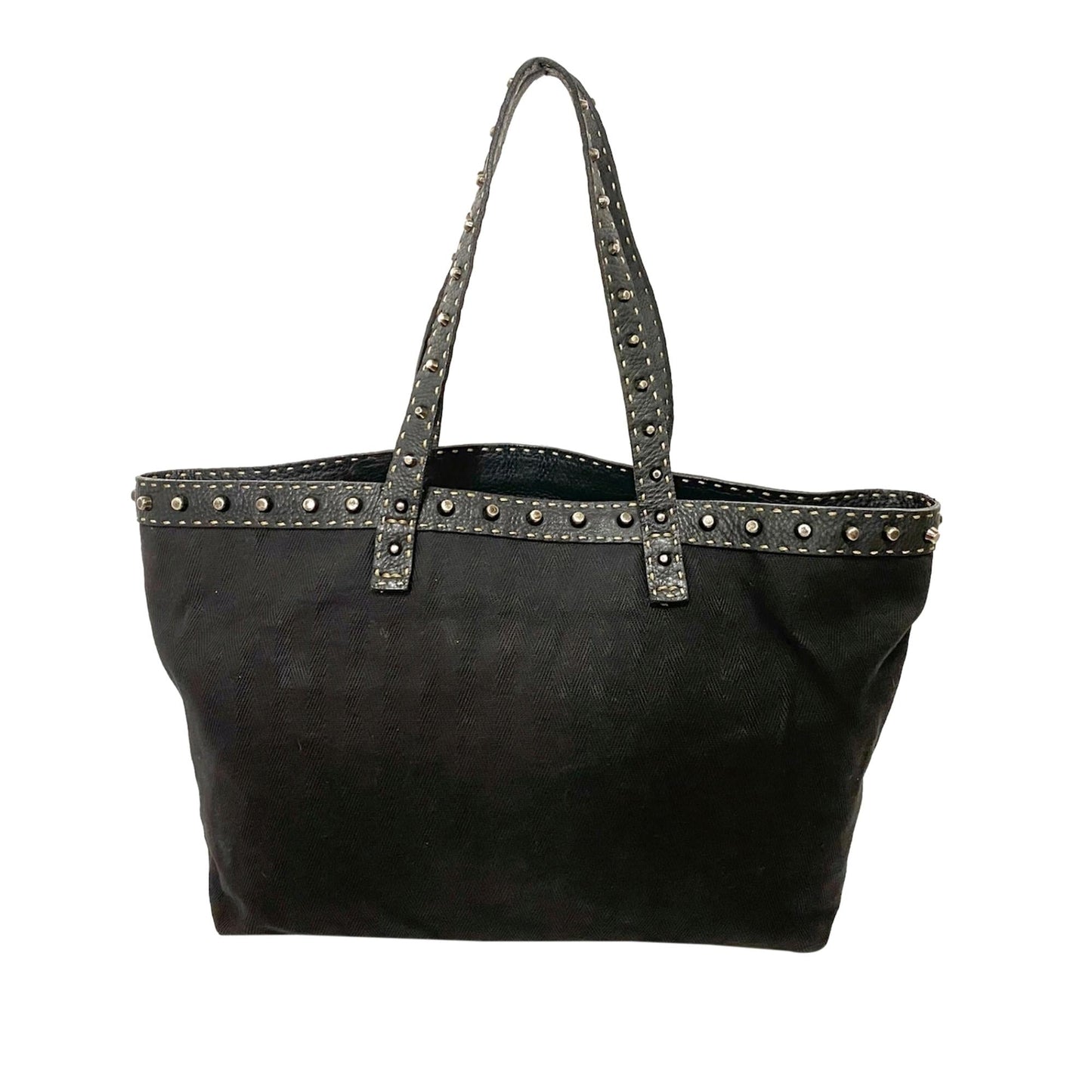 Fendi Studded Selleria Tote (SHG-YuCGLH)