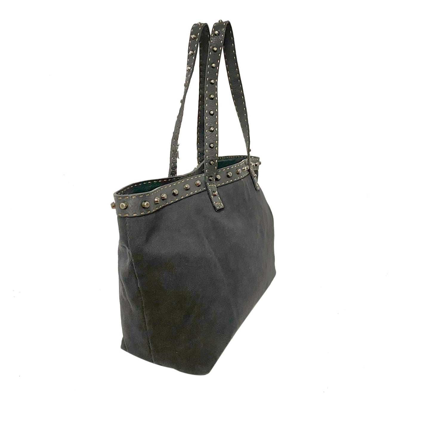 Fendi Studded Selleria Tote
