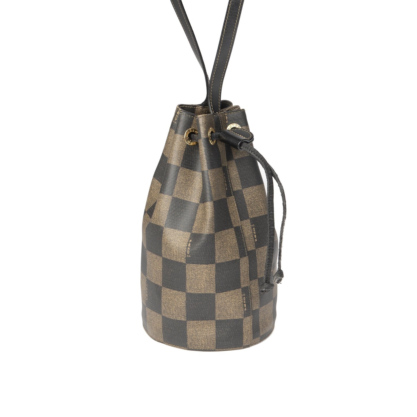 Fendi Checkered Bucket Bag