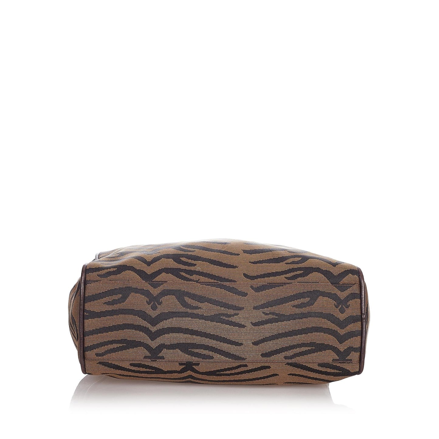 Fendi Zebra Print Canvas Handbag (SHG-23929)
