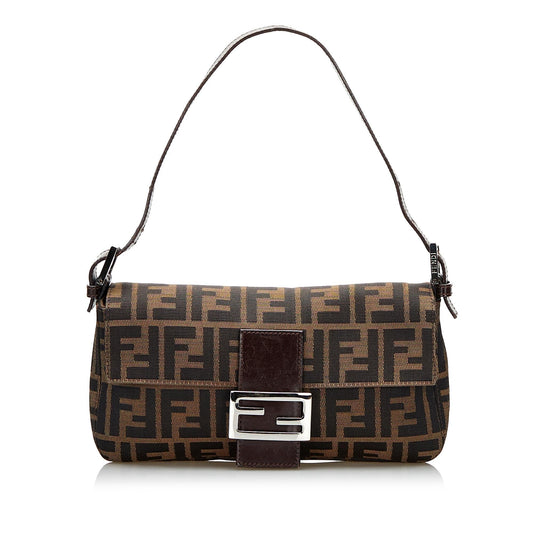 Fendi Zucca Canvas Baguette